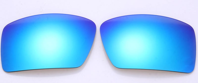 NicelyFit عدسات بديلة مستقطبة NicelyFit لنظارات Oakley Eyepatch 1 & 2 OO9136 بإطار زجاجي (مرآة زرقاء ثلجية) - Image 2